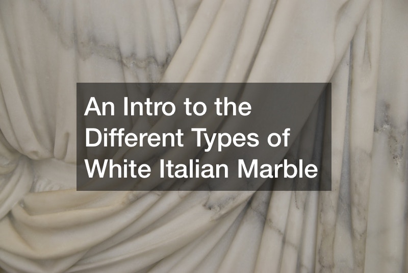 An Intro to the Different Types of White Italian Marble