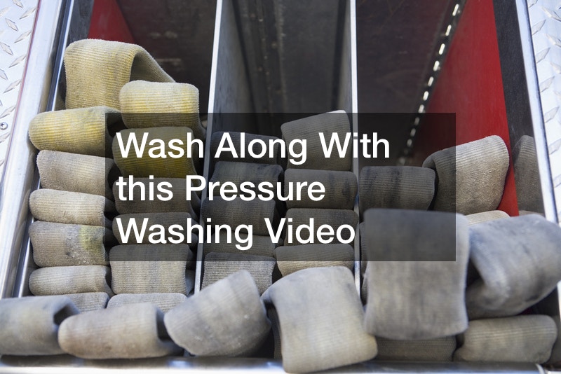 Wash Along With this Pressure Washing Video