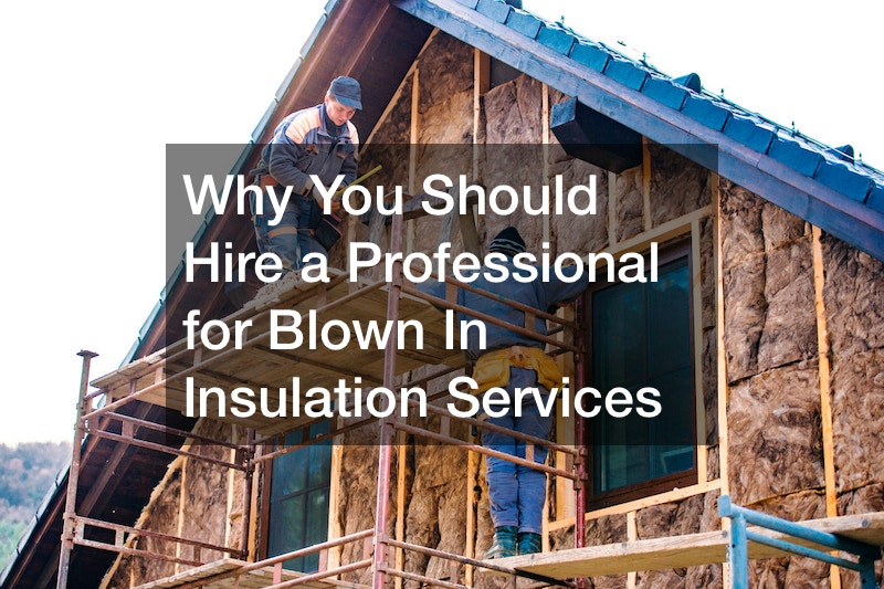 Why You Should Hire a Professional for Blown In Insulation Services