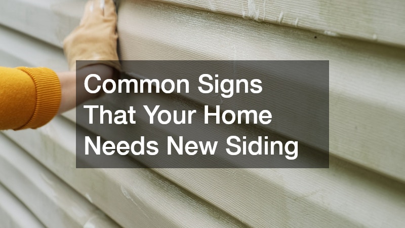 Common Signs That Your Home Needs New Siding