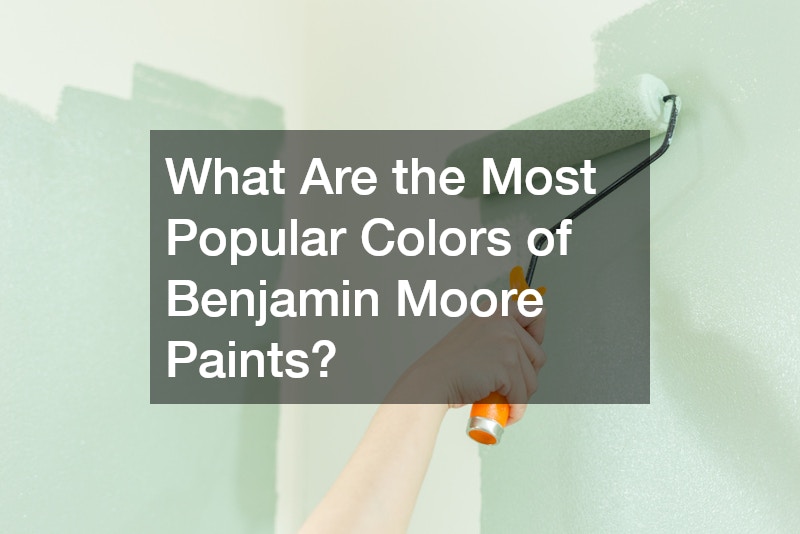 What Are the Most Popular Colors of Benjamin Moore Paints?